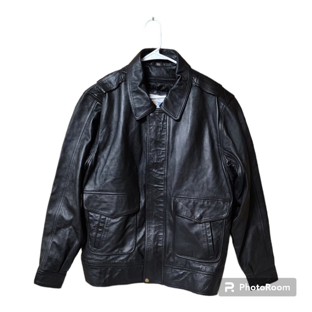 Men's Crew Outfitters Genuine Leather Jacket